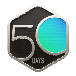 50 Days Badge