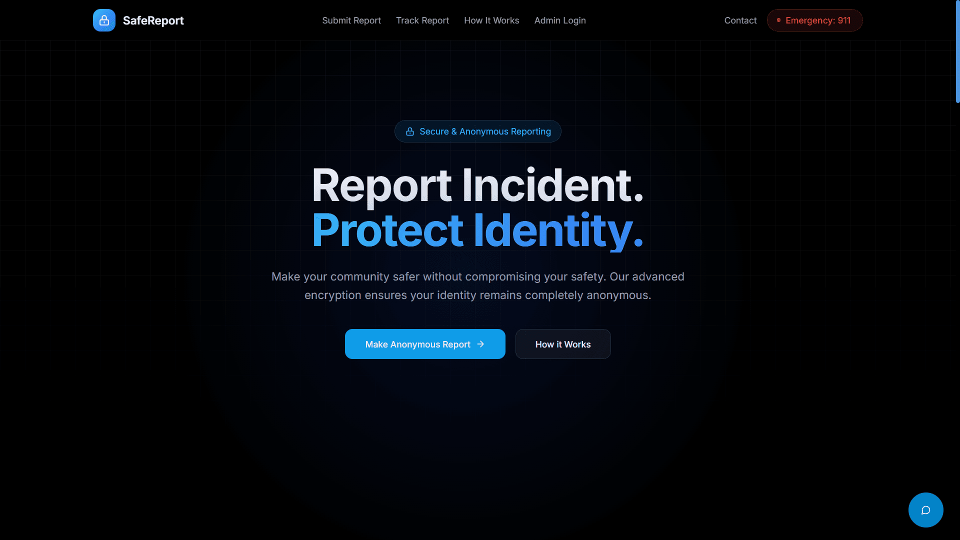 SafeReport screenshot