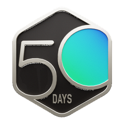 50 Days Badge