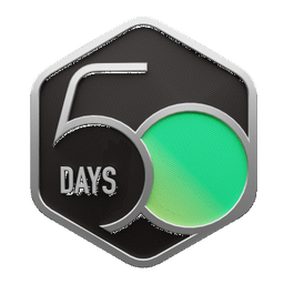 50 Days Badge